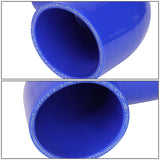 2.75" to 3.00" 90 Degree Silicone Reducer Hose - Blue