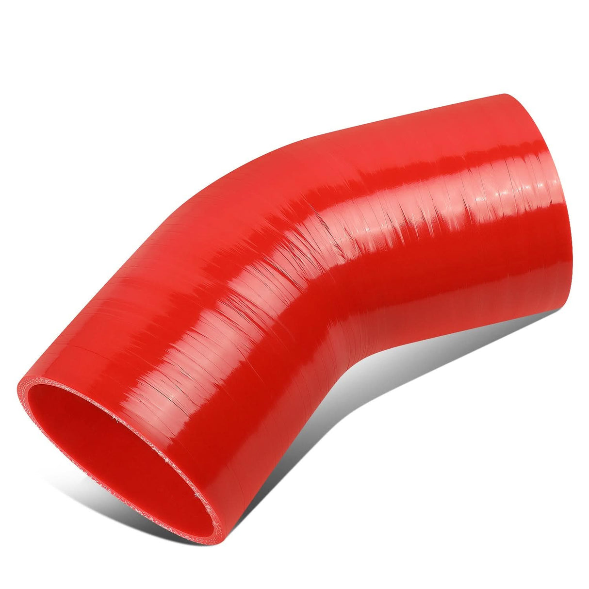 3.00" 45 Degree Silicone Hose 3-Ply Red