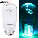 Universal LED RGB Shift Knob 10mm Transparent Bubble W Thread Adapters