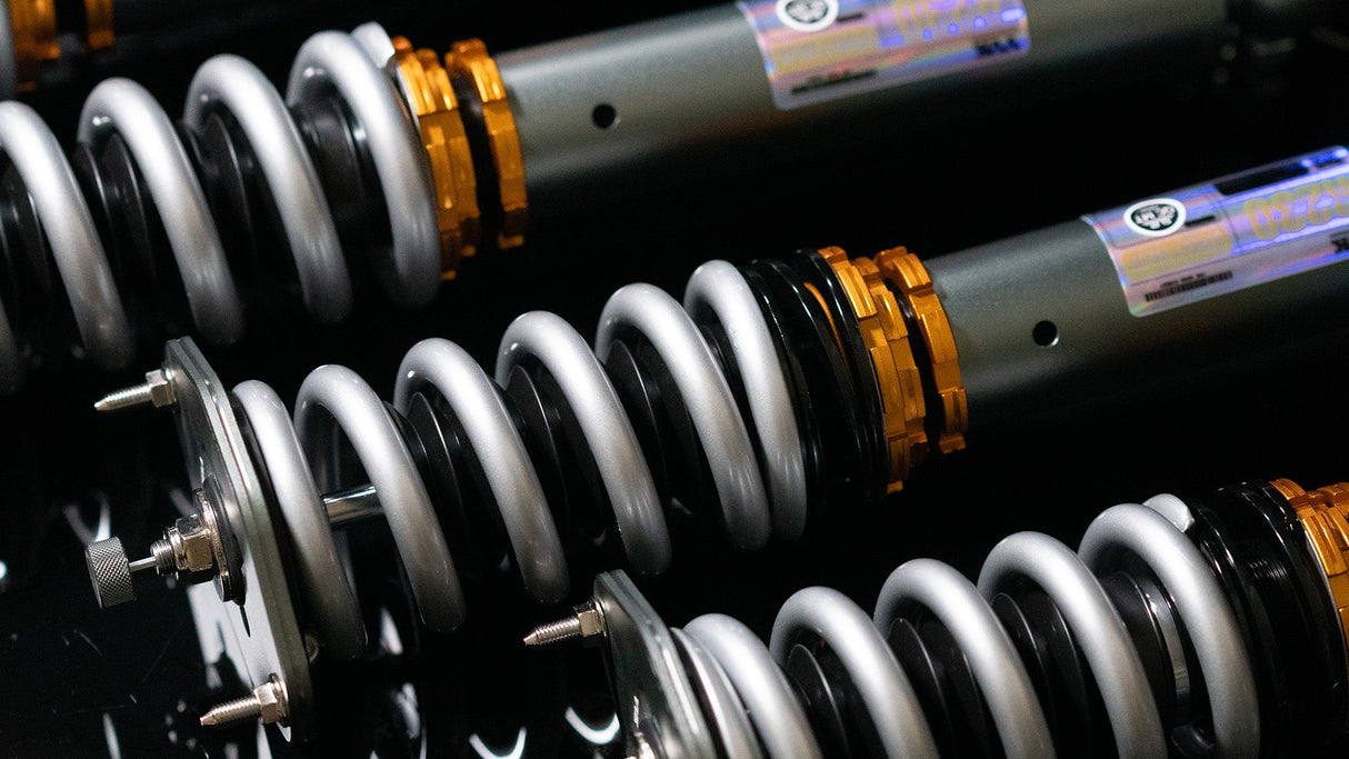 Mercedes R230 32-Way Adjustable Coil over Conversion Kit with optional Sway Bars and Power Steering (SL 280, SL 350, SL 500, SL 55, SL 550, SL 63, SL 600, SL 65)