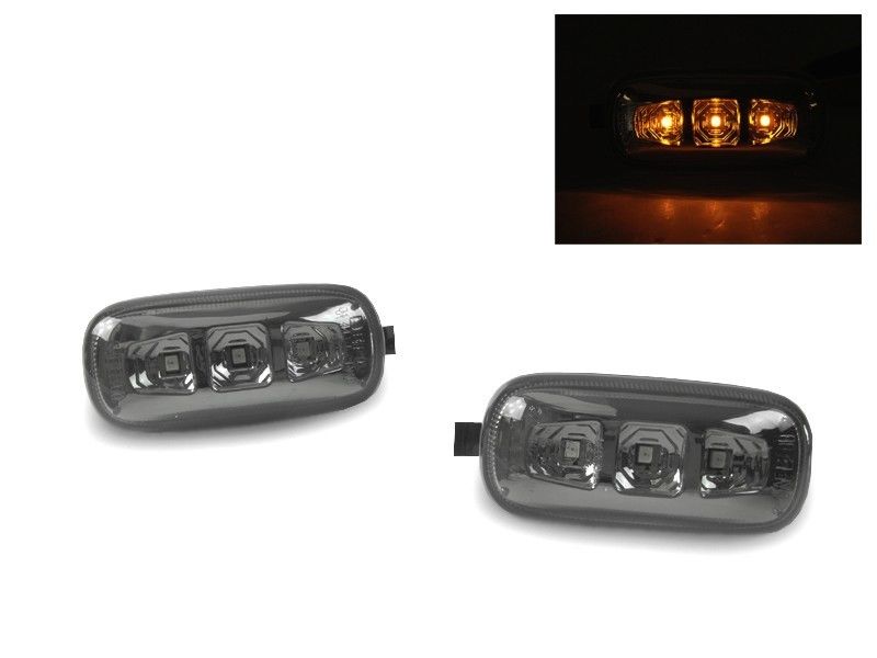 2002-2008 Audi A4/S4/RS4 Smoke Amber LED Side Marker Lights