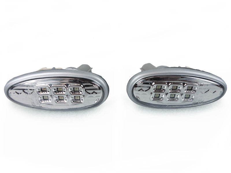 2003-2006 Mitsubishi Lancer Evo / 02-03 Lancer Clear Amber Led Side Marker Lights