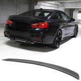 2015-2020 BMW F82 M4 3D Style Rear Trunk Spoiler Wing Lip Black PU
