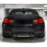 2015-2020 BMW F82 M4 3D Style Rear Trunk Spoiler Wing Lip Black PU