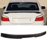 Rear Roof Top Window Spoiler Wing for BMW E60 5-Series Sedan 4-Door 2004-2010 AMG Style Carbon Fiber CF