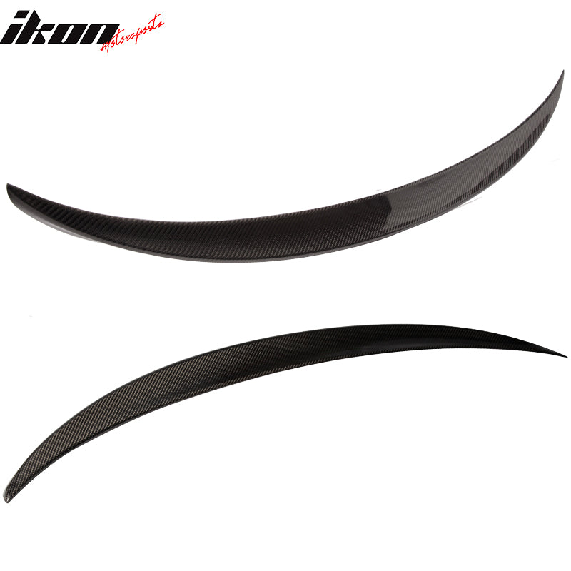 2011-2016 BMW F10 5-Serie P Style Unpainted Trunk Spoiler Carbon Fiber