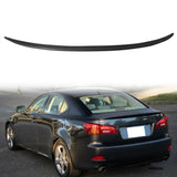 2006-2013 Lexus IS250 IS350 Sedan SP Style Black Trunk Spoiler Wing PU
