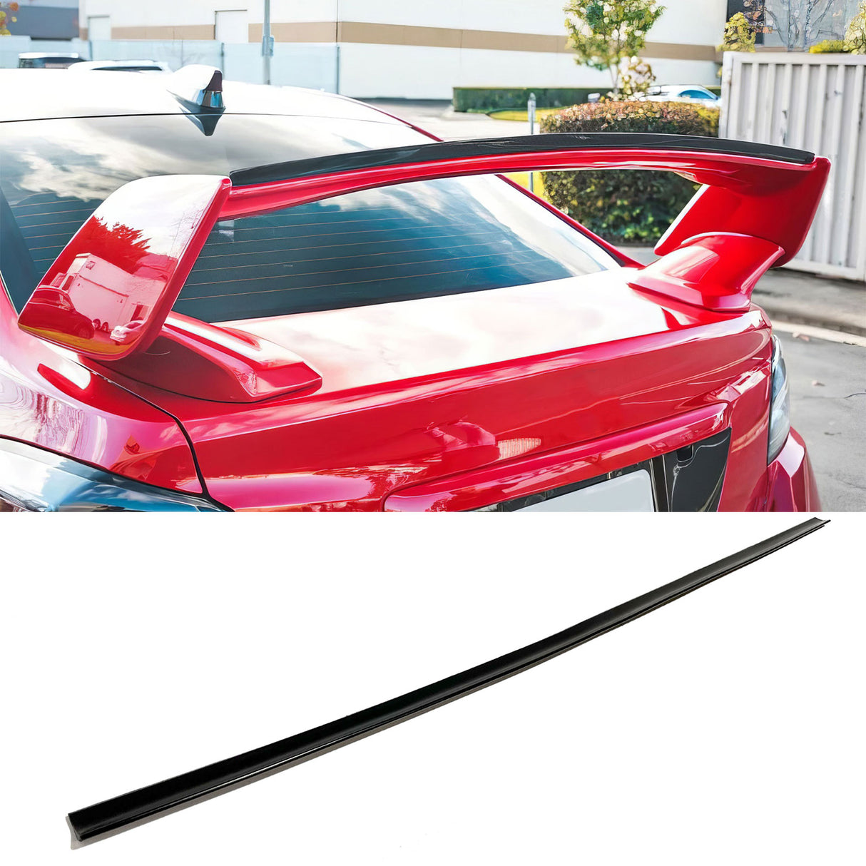Universal 69" 170cm Rear Spoiler Wickerbill Gurney Flap Wicker Bill