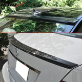 Fits 08-14 C-Class W204 CF OE Roof Wing & D Type Trunk Spoiler