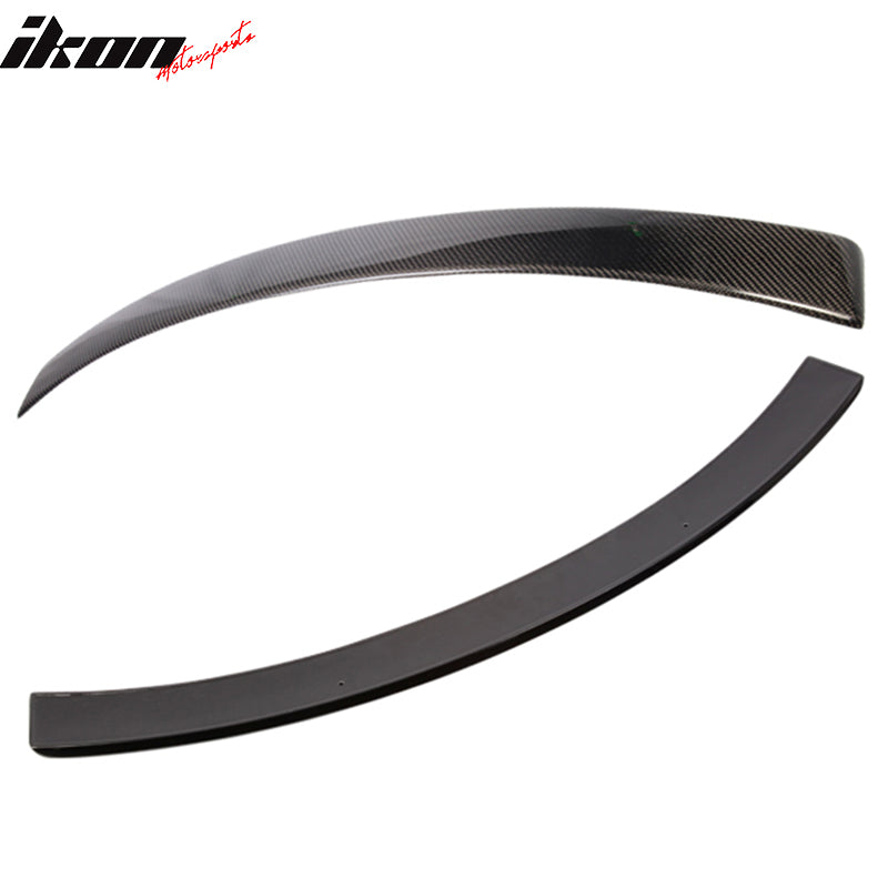 Fits 08-14 C-Class W204 CF OE Roof Wing & D Type Trunk Spoiler