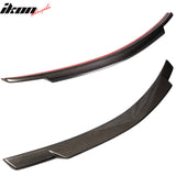 2008-2014 Benz C-Class W204 Sedan V Style Carbon Fiber Trunk Spoiler