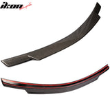2008-2014 Benz C-Class W204 Sedan V Style Carbon Fiber Trunk Spoiler