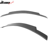 2008-2014 Mercedes Benz W204 Sedan V Matte Carbon Fiber Trunk Spoiler