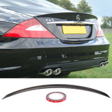 2005-2010 Mercedes Benz CLS-Class W219 Sedan A Style Trunk Spoiler CF