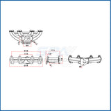 VW MKIV 2.0 T3 turbo manifold