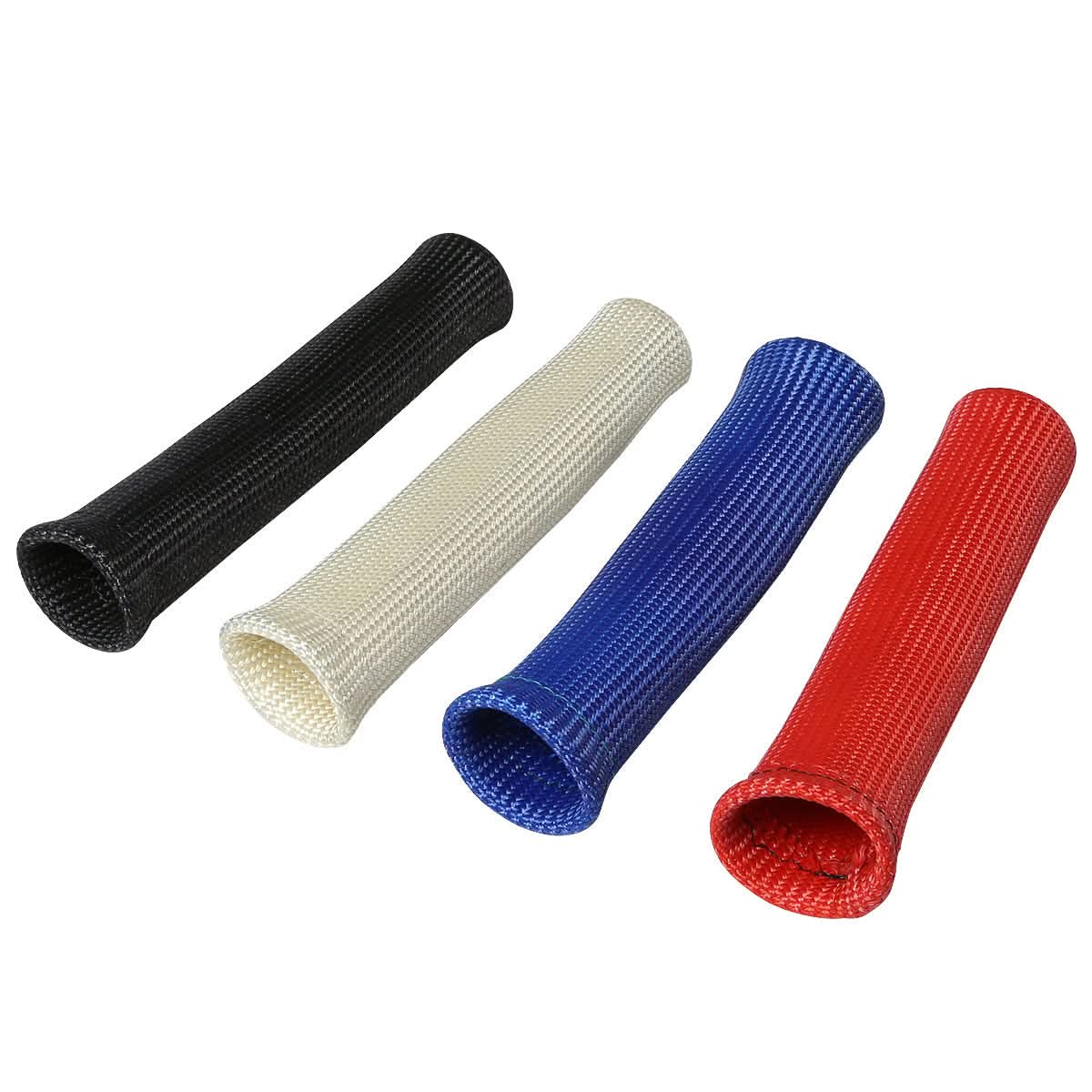 Spark Plug Heat Wrap Blanket - 6" Titanium/Silicone/Lava Rock - Blue