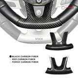 Dodge SRT Charger Challenger Durango 2015+ Carbon Fiber Bottom Lower Steering Wheel Trim Cover