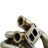 SR20DET T3 T4 Twin Scroll 44mm Top Mount Turbo Manifold Kit S13 S14 S15 180SX 240SX