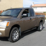 Spec-D Side Steps Nissan Titan [Running Boards/Nerf Bars] (04-19) Chrome or Black