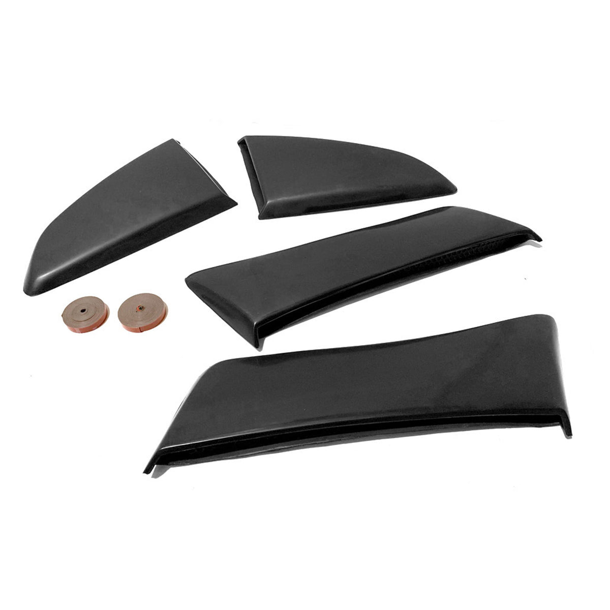 2015-2019 Ford Mustang Rear Window Louver & Quarter Panel Side Scoops