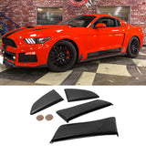 2015-2019 Ford Mustang Rear Window Louver & Quarter Panel Side Scoops