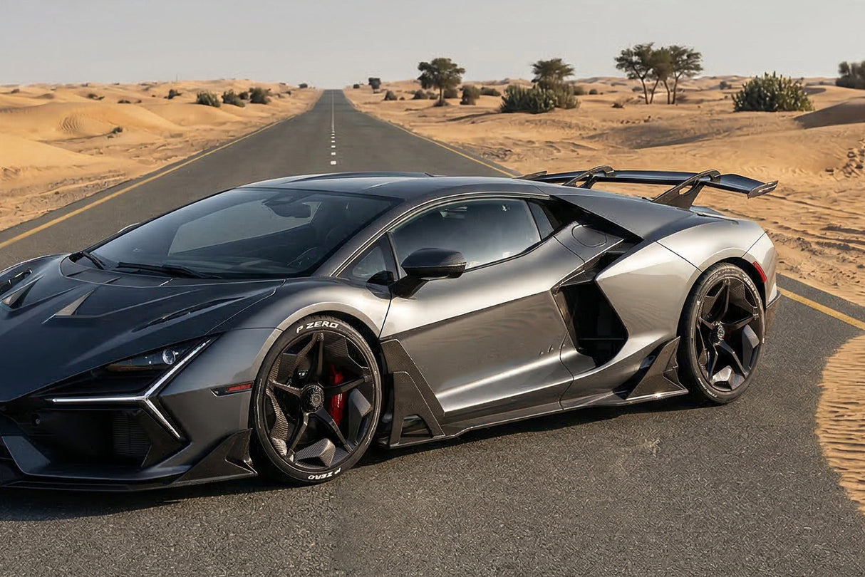 2024-UP Lamborghini Revuelto BK Style Autoclave Carbon Fiber Side Skirts