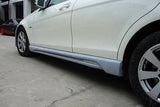 2008-2014 Mercedes Benz W204 C Class DE Style Side Skirts