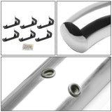 2007-2016 Chevrolet Silverado HD 3" Round Nerf Bars - Silver
