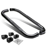 99-16 Chevrolet Silverado Standard Cab 3" Round Nerf Bars Black
