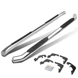 2015-2024 Chevrolet Colorado GMC Canyon 3" Round Nerf Bars - Silver