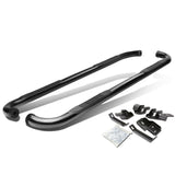 2009-2015 Dodge Ram 1500 2500 3500 3" Round Nerf Bars Crew Cab Black
