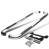 02-08 Dodge Ram 1500/2500/3500 Quad Cab 3" Round Nerf Bars Silver