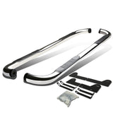02-08 Dodge Ram 1500/2500/3500 Quad Cab 3" Round Nerf Bars Silver