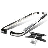 2004-2008 Ford F-150 Extended Cab 3" Round Nerf Bars - Silver
