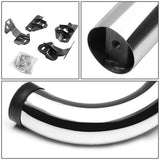 2009-2014 Ford F-150 Regular Cab 3" Round Nerf Bars - Silver