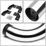 99-16 Ford F-250 F-350 Super Duty Crew Cab 3" Round Nerf Bars Silver