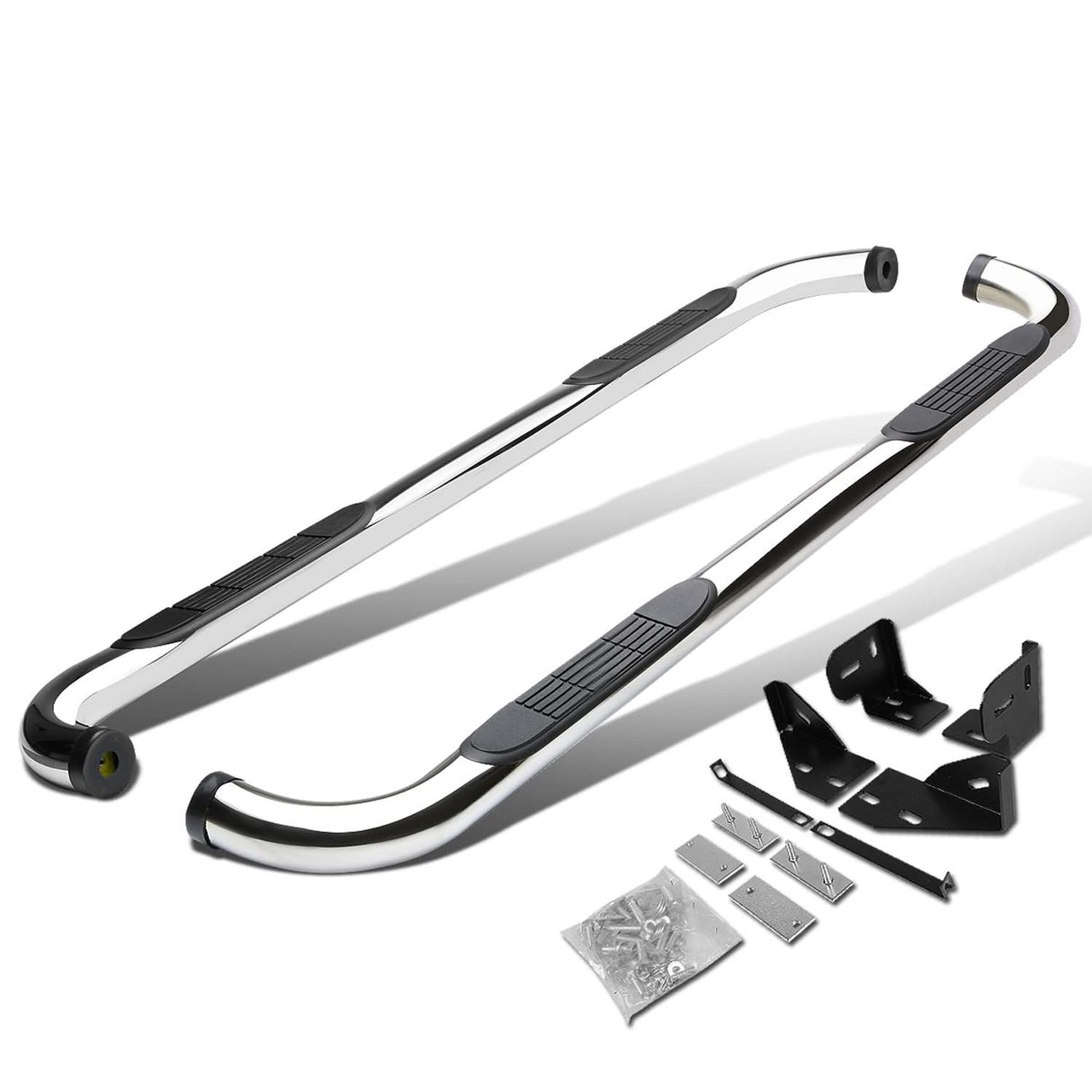 05-10 Jeep Grand Cherokee / Commander 3" Round Nerf Bar Silver