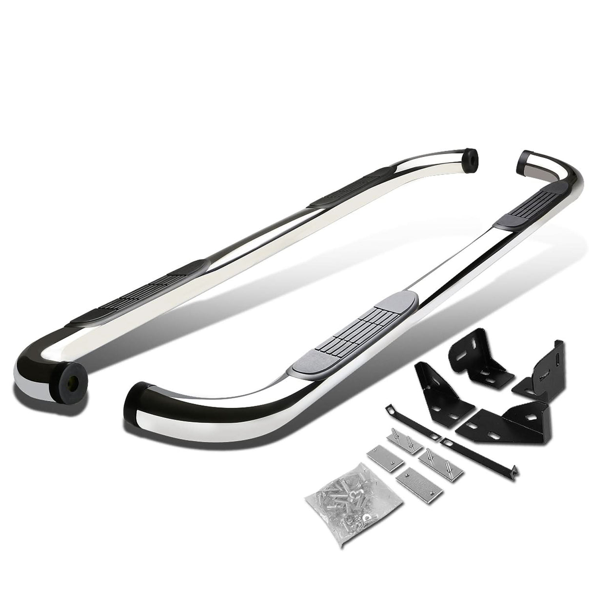 05-10 Jeep Grand Cherokee / Commander 3" Round Nerf Bar Silver