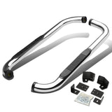 87-06 Jeep Wrangler 3" Round Nerf Bar Step Bar Chrome