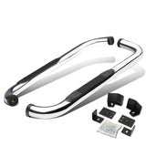 87-06 Jeep Wrangler 3" Round Nerf Bar Step Bar Chrome
