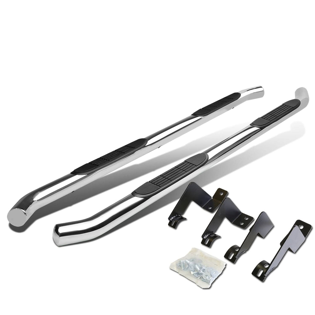 2005-2020 Toyota Tacoma 3" Round Nerf Bars - Chrome