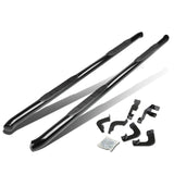 2005-2020 Toyota Tacoma Double Cab 3" Round Nerf Bars - Black