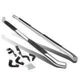 05-16 Toyota Tacoma Double Cab 3" Round Nerf Bar Step Bar - Silver