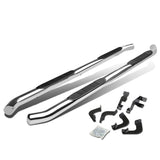 05-16 Toyota Tacoma Double Cab 3" Round Nerf Bar Step Bar - Silver