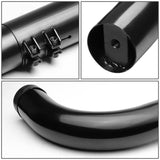 Universal 3" Round Nerf Bar / Step Bar - 90 Degree - Black