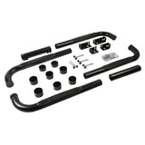 Universal 3" Round Nerf Bar / Step Bar - 90 Degree - Black