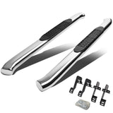 2004-2014 Ford F-150 Regular Cab 4" Oval Nerf Bars - Silver