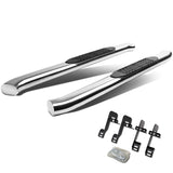 2004-2014 Ford F-150 Regular Cab 4" Oval Nerf Bars - Silver