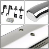2004-2014 Ford F-150 Regular Cab 4" Oval Nerf Bars - Silver