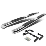 05-16 Nissan Frontier 4" Oval Nerf Bars - Silver